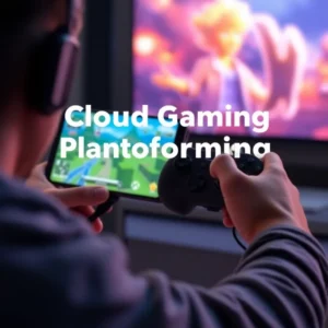 Spieler nutzen verschiedene Geräte zum Cloud-Gaming in moderner Umgebung