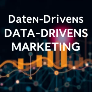 Datengetriebenes Marketing Konzept in einem modernen Büro mit digitalen Dashboards