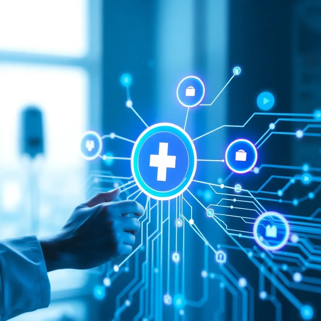 Home 5 Modernes Krankenhaus mit Edge-Computing-Geräten für schnelle Datenanalyse