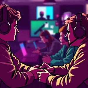 Interaktive Gaming-Community mit Spielern auf Discord und Twitch.