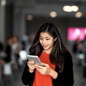 Digitale Generation Alpha bei der Nutzung sozialer Medien in moderner Umgebung