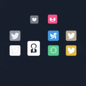 Visualisierung von Social Media Algorithmen in Aktion.